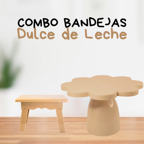 Set de Bandejas Dulce de Leche – Base para tortas y cupcakes - comprar online