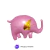 Globo Figura Elefante 24" - comprar online