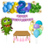 Combo Cumpleaños Kit Globos Monstruo Verde - comprar online