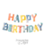Banderín Happy Birthday Dinosaurio