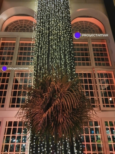 Guirnalda Lineal Led Blanca Cálida 30mts c/conector