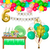 Combo Cumpleaños Kit Globos Tropical Decoración