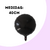 Globos Circulos Metalizados Celeste 18" x5 unidades - comprar online