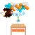 Combo Cumpleaños Kit Globos Animalitos del Bosque Erizo