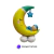 Globo Figura Luna 45"