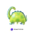 Globos Dinos 10"