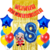 Combo Cumpleaños Globos Temática Payaso Plim Plim Dorado - comprar online