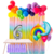 Imagen de Combo Cumpleaños Kit Globos Arcoíris