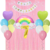 Combo Cumpleaños Globos Temática Arcoíris