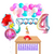 Combo Cumpleaños Kit Globos Sirenita Ariel - tienda online