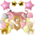 Combo Cumpleaños Globos Leopardo Jirafa en internet