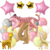 Combo Cumpleaños Globos Leopardo Jirafa - PROYECTAMAR