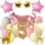 Combo Cumpleaños Globos Leopardo Jirafa - tienda online