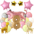 Combo Cumpleaños Globos Leopardo Jirafa - comprar online