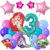 Combo Cumpleaños Globos Sirena Ostras en internet