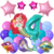 Combo Cumpleaños Globos Sirena Ostras - PROYECTAMAR