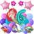 Imagen de Combo Cumpleaños Globos Sirena Ostras