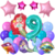Combo Cumpleaños Globos Sirena Ostras en internet