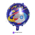 Globo Espacial Circulo Azul 18"