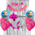 Combo Cumpleaños Globos Temática Baby Shark Fucsia en internet