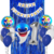 Combo Cumpleaños Globos Temática Baby Shark Azul