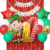 Combo Cumpleaños Globos Temática Navidad Duende Navideño