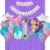 Combo Cumpleaños Globos Temática Sirena Violeta