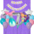 Combo Cumpleaños Globos Temática Sirena Violeta