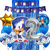 Combo Cumpleaños Globos Temática Sonic - comprar online