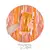 Cortina Naranja Iridiscente 1x2mts