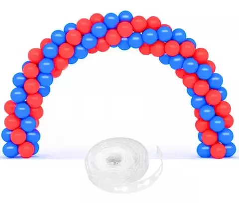 Kit Arco 100 Globos Rojo y Azul