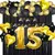 Combo Globos Cumpleaños 15 Años Negro Dorado