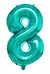 Globo Número Mediano Tiffany 32" - tienda online