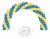 Kit Arco 100 Globos Azul y Amarillo