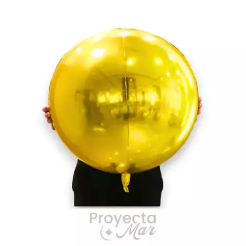 Globo Metalizado Orbz Brillante 50" x10 unidades