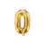 Globo Número Grande Dorado 40" - comprar online