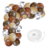 Arco Decorativo 35 Globos Choco + Cinta + Confetti Cumple