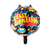 Globo Circulo Feliz Cumpleaños Comic Batman 18"