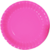 Platos Polipapel Grande Fucsia Fluo x10