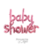 Globo Cursiva Metalizado Frase "Baby Shower" - comprar online