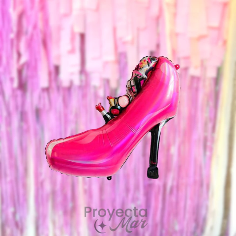 Globo Tacon Con Maquillaje Barbie 24 Pulgadas