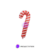 Globos Bastón Caramelo Navidad 10"