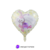 Globos Corazon Metalizados Linabell 18"