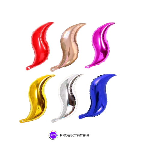 Globo Figura Cola de Sirena Curve x2