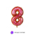 Globo Número Mediano Donas Donut - tienda online
