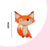 Globo Metalizado Zorro Bebe Kid 20" - comprar online