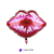Globo Labios Beso Metalizado 36" - comprar online