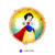 Globo Blancanieves Circulo 18"