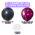 Kit Arco 100 Globos Negro y Vino Tinto - comprar online