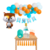 Combo Cumpleaños Kit Globos Animalitos Bosque Zorrito Decoración - comprar online